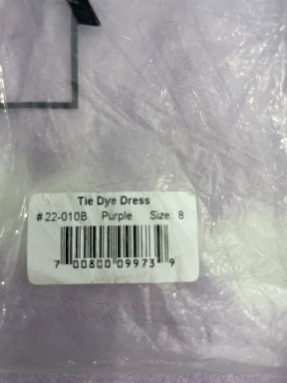 Teela NYC Purple Tie-Dye Hooded Dress Anchor Patch Cute Girls Size 8 MSRP$51 NWT - Picture 8 of 8